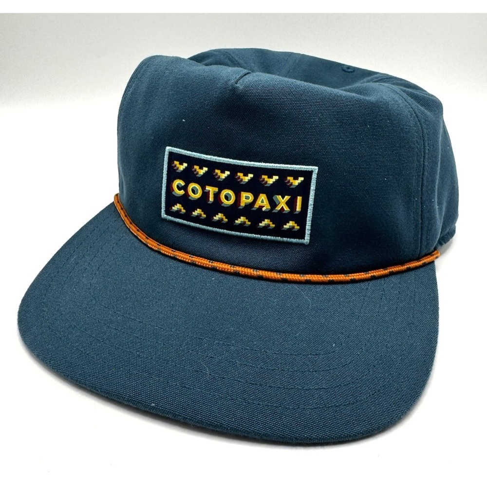 Cotopaxi Desert View Steps to the Sun Heritage Blue Rope Hat Abyss adjustable